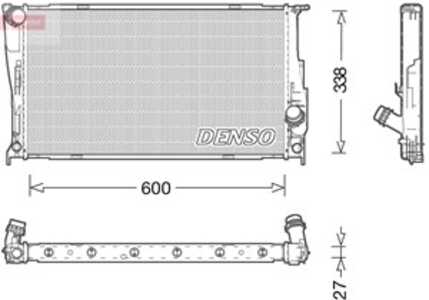 Kylare, motorkylning, bmw 3 [e90], 3 cabriolet [e93], 3 coupé [e92], 3 touring [e91], x1 [e84], z4 roadster [e89], 17117547059