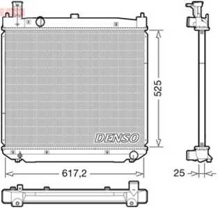 Kylare, motorkylning, toyota hiace buss iv, hiace skåp iv, 16400-30110, 1640030240