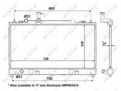 Kylare, motorkylning, mazda 6 hatchback, 6 sedan, 6 station wagon, L32715200, L32715200A, L32715200B