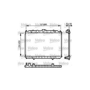 Kylare, motorkylning, nissan x-trail i, 214108H900, 21410-8H900, 21410EQ30A, 21410-EQ30A, 21410EQ30B, 21410-EQ30B