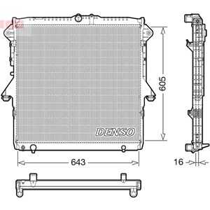 Kylare, motorkylning, ford ranger, 2036071, 2117280, 5246504, 5279616, AB398005BC, AB398005BF, AB398005BG, AB398005BH, EB3G8005