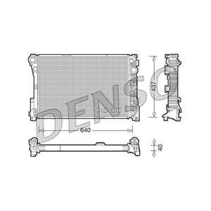 Kylare, motorkylning, mercedes-benz, 2045000603, 2045003003, 2045003103, A2045000603, A2045003103