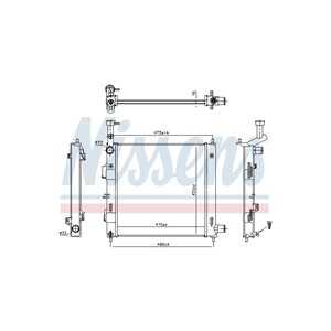 Kylare, motorkylning, kia picanto iii, 25310G6000, 25310G6200