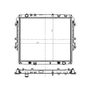 Kylare, motorkylning, toyota fortuner, hilux pick-up viii, 164000L361, 164000L390