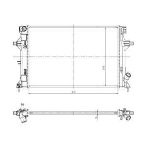 Kylare, motorkylning, hyundai elantra sedan vi, i30, i30 kombi, 25310F2000