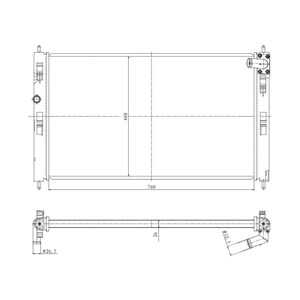 Kylare, motorkylning, citroën c4 aircross, mitsubishi asx, peugeot 4008, 1350A763, 1611262980