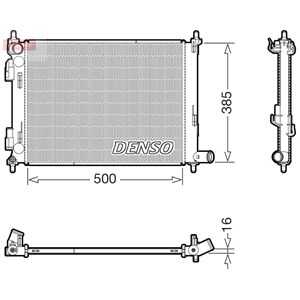 Kylare, motorkylning, kia rio iv, stonic, 25310H8000