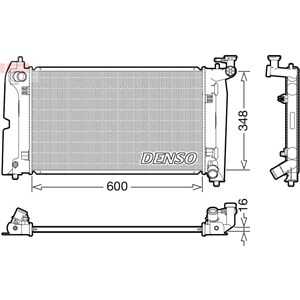 Kylare, motorkylning, toyota, 164000D200, 164000D210