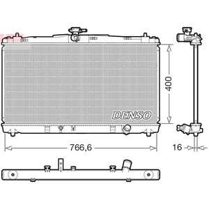 Kylare, motorkylning, toyota camry sedan, 164000V150, 1640031850, 1640036260