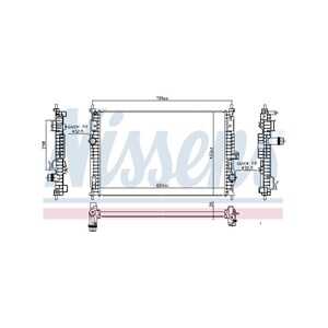 Kylare, motorkylning, citroën,ds,opel,peugeot,vauxhall, 1637131880, 1671896780, 39192901, 9811401480, 9838520180