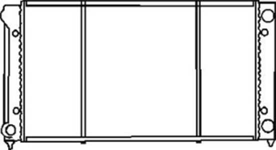 Kylare, motorkylning, vw passat b3/b4, passat b3/b4 variant, 353 121 253AB, 353 121 253AC