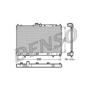 Kylare, motorkylning, mitsubishi lancer vii, lancer kombi vii, MR968856, MR968857