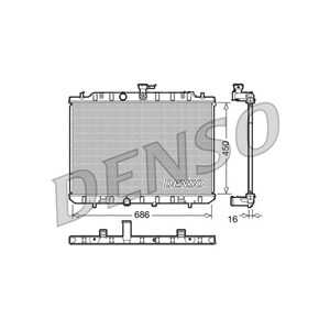 Kylare, motorkylning, nissan x-trail ii, 21400JG000, 21400JG300