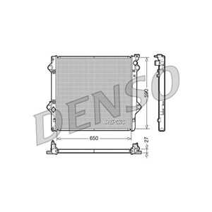 Kylare, motorkylning, toyota land cruiser prado, 1640031350, 1640031351