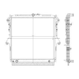 Kylare, motorkylning, ford ranger, 1726084, 1730568, 2117278, AB398005AC, AB398005AD, EB3G8005C2A