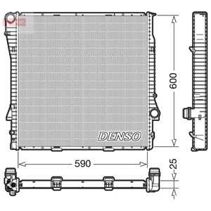 Kylare, motorkylning, bmw x5 [e53], 17107544668