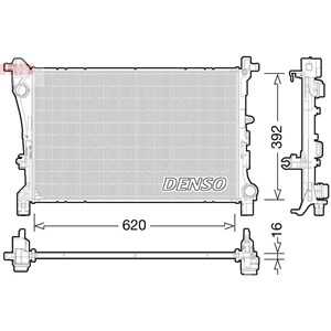 Kylare, motorkylning, fiat 500l, 51887947