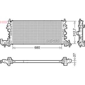 Kylare, motorkylning, opel astra k, astra k sports tourer, 13453906, 13453907, 39055162, 39109107, 39109109