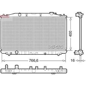 Kylare, motorkylning, honda accord viii, accord kombi viii, 19010RL2G01, 19010RL5A01, 19010RL6R52