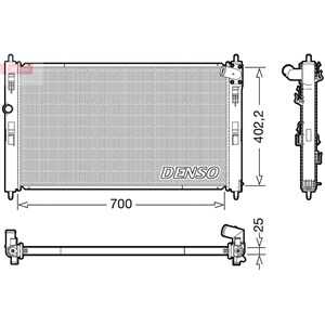 Kylare, motorkylning, mitsubishi asx, 1350A764, 1611261880