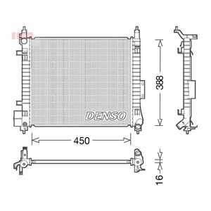 Kylare, motorkylning, nissan note, 214103VS1B