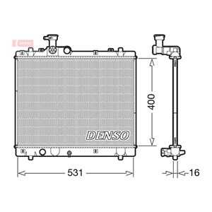 Kylare, motorkylning, suzuki swift iv, 1770069L00, 1770069L00000, 1770069L01, 1770069L01000, 1770069L20, 1770069L21, 1770069L21