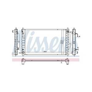 Kylare, motorkylning, nissan altima, maxima vi, teana iii, 21410JA00A, 21410ZN50A, 21460JA00A, 21460ZN50A, 21460ZN50B