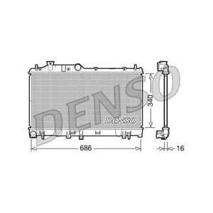 Kylare, motorkylning, subaru forester, legacy iv, legacy kombi iv, outback, xv, 45111AG010, 45111AG011, 45119AG010, 45119FG050,