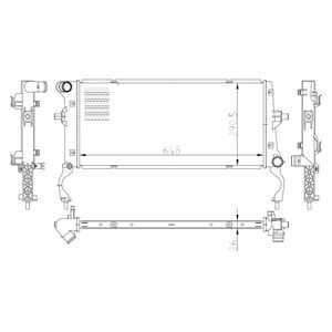 Kylare, motorkylning, hyundai elantra sedan vi, i30, i30 fastback, i30 kombi, i30 kombi van, 25310F2200