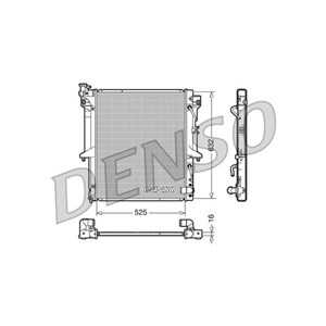 Kylare, motorkylning, mitsubishi l200 / triton, 1350A183K, 1350A315, 1350A349