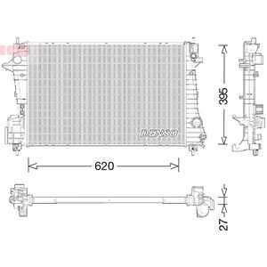 Kylare, motorkylning, chevrolet aveo halvkombi, aveo sedan, 95022454, 95939915