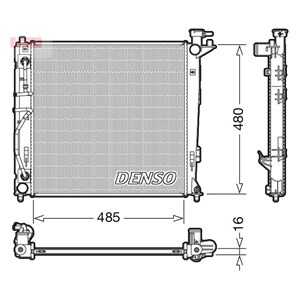 Kylare, motorkylning, hyundai ix35, kia sportage iii, sportage iv, 253102Y010, 253102Y020