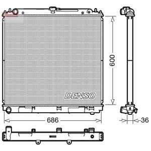 Kylare, motorkylning, nissan navara np300, navara np300 flak/chassi, pathfinder iii, 21410EB30A, 21410EB31A, 21410EB31B