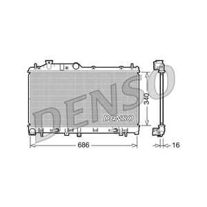 Kylare, motorkylning, subaru impreza halvkombi, legacy iv, legacy kombi iv, outback, 45111AG000, 45111AG001, 45119AG000, 45119F