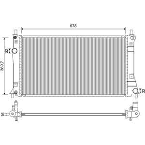 Kylare, motorkylning, mazda 5, LFDV15200A, LFDV-15-200A, LFFM15200A, LFFM-15-200A, LFY915SB0, LFY9-15-SB0, LFYA15SB0, LFYA-15-S