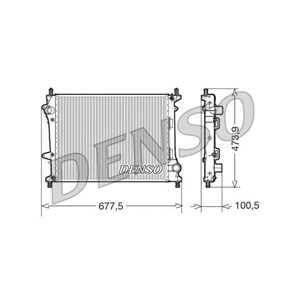 Kylare, motorkylning, fiat multipla, 51767821, 51867532