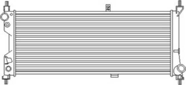 Kylare, motorkylning, opel combo skåp/stor limousine, corsa b, corsa b skåp/halvkombi, 13 00 151, 90410049