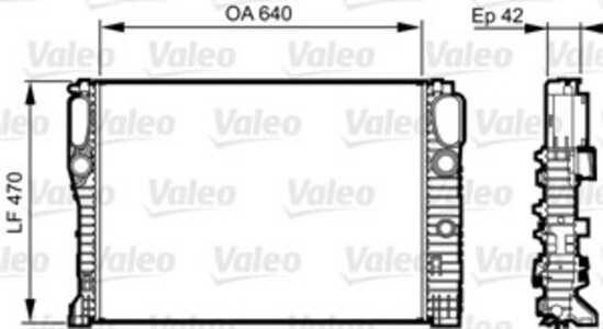 Kylare, motorkylning, mercedes-benz cls [c219], e-klass [w211], e-klass t-model [s211], 2115000802, 2115003202, 2115003702