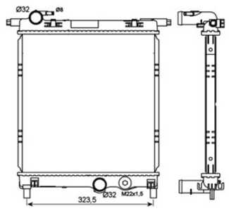 Kylare, motorkylning, seat mii, skoda citigo, e-citigo, vw load up, up!, 1959337, 1S0121253AA, 1S0121253AH, 1S0121253AN, 1S0121