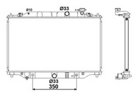 Kylare, motorkylning, mazda cx-5, cx-5 van, 2528137101, 25281-37101, 2528137120, 25281-37120, SH0215200A, SH0215200B