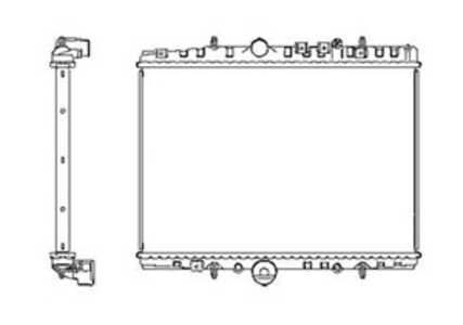 Kylare, motorkylning, citroën c5 i, c5 break i, 0K60A33251, 0K60A33251A, 133091, 1331NP, 6 36 721, 6 36 736, 636721, 636736, 89