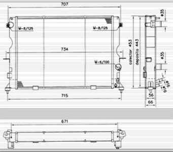 Kylare, motorkylning, land rover discovery ii, PCC000640, PCC001070, PCC107270