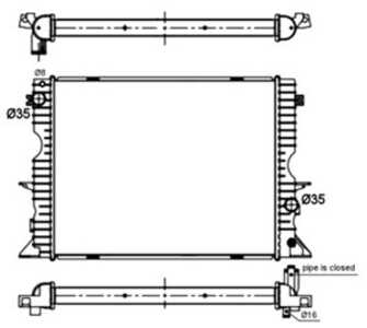 Kylare, motorkylning, land rover defender cabrio, defender flak/chassi, defender pick up, defender station wagon, 1845786, 9042