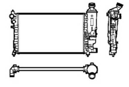 Kylare, motorkylning, peugeot 106 ii, 1161372, 1164973, 133087, 34111161372, 34111164973, 34116757756, 34116757757, 45022SHJ405