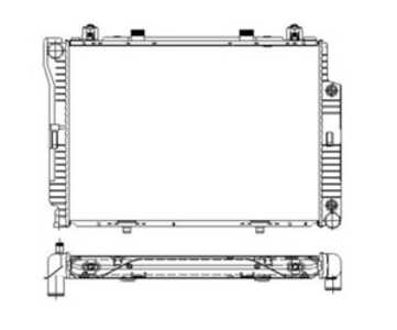 Kylare, motorkylning, mercedes-benz s-klass [w140], 1405001303, 1405002203, 1405002303, 6 36 741, 6 36 745, 636741, 636745, 897