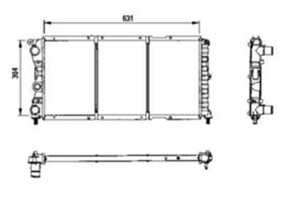 Kylare, motorkylning, fiat punto, punto van, 46466627, 71735351, 71735366, 71736188, 7718669