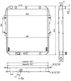 Kylare, motorkylning, toyota hilux pick-up vi, 164005B620, 164005B630