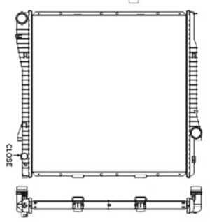 Kylare, motorkylning, bmw x5 [e53], 119 27H G0 0A, 11927HG00A, 13 40 827, 1340827, 1439104, 17107544669, 17111439104, 171175446