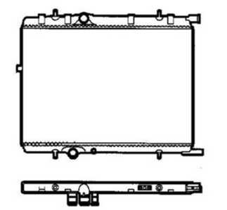 Kylare, motorkylning, citroën xsara break, xsara coupé, xsara picasso, peugeot 307, 307 break, 307 cc, 307 sw, 133096, 1330F7, 