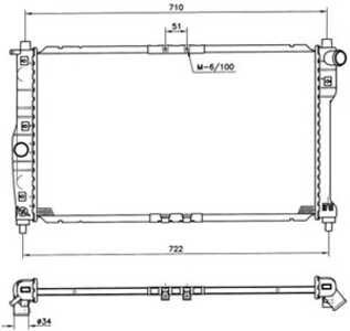 Kylare, motorkylning, daewoo nubira, nubira sedan, nubira wagon, 1461350, 1461351, 1465211, 1465212, 1470734, 1470736, 1509952,